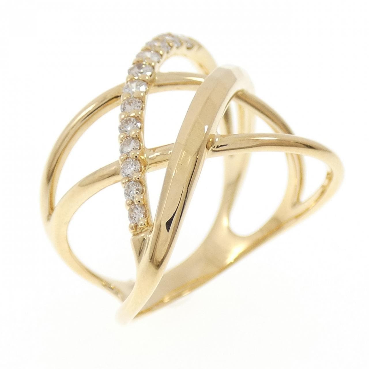 K18YG ダイヤモンド リング 0.25CT