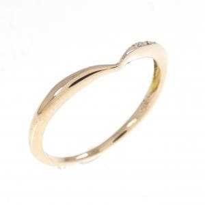 K18PG ダイヤモンド リング 0.03CT