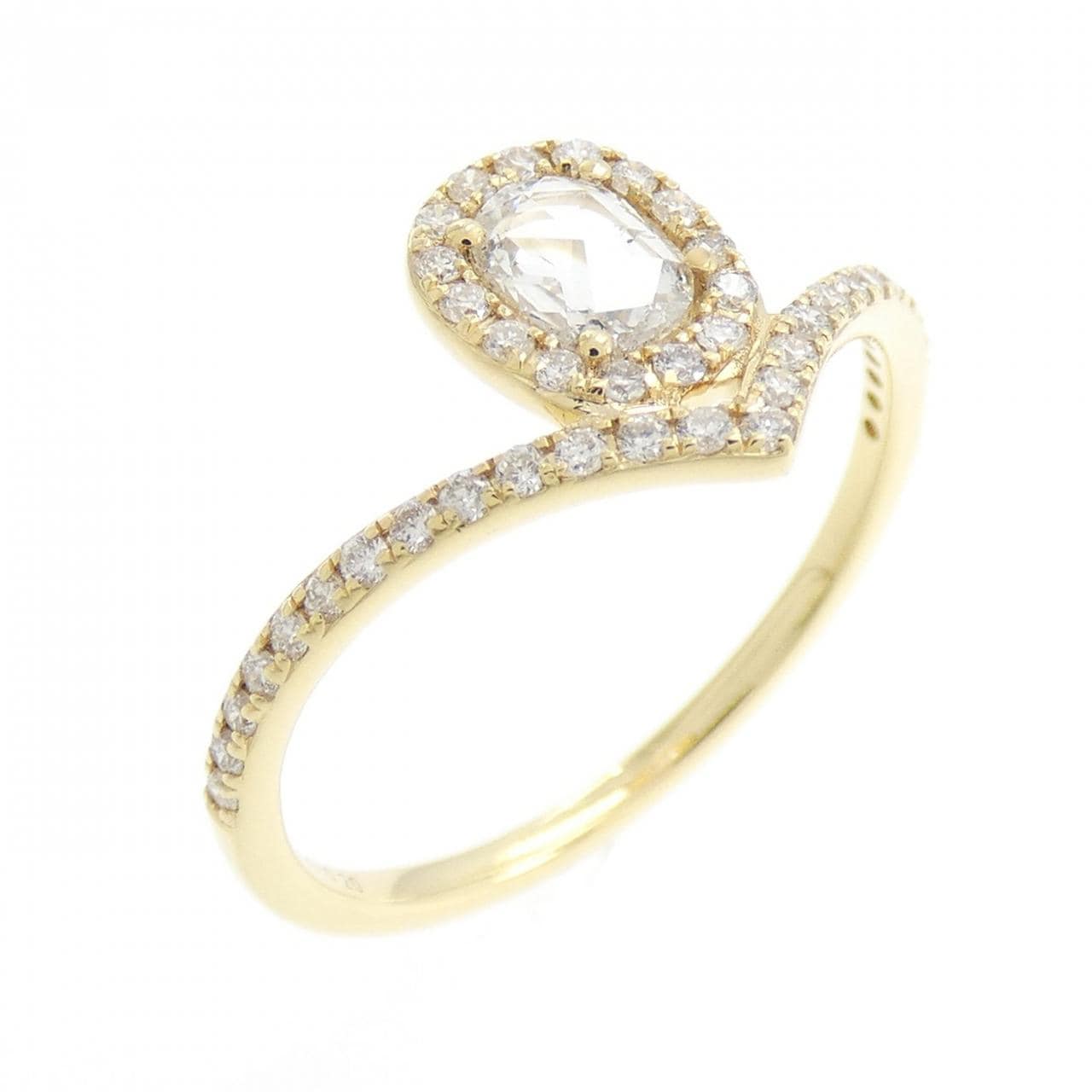 【新品】K18YG ダイヤモンド リング 0.22CT