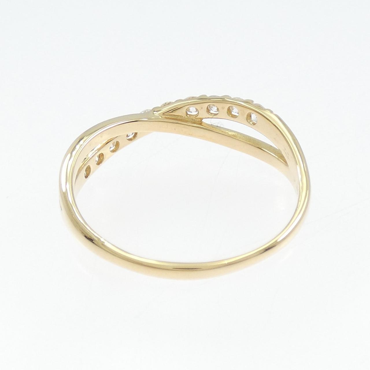 【リメイク】K18YG ダイヤモンド リング 0.30CT