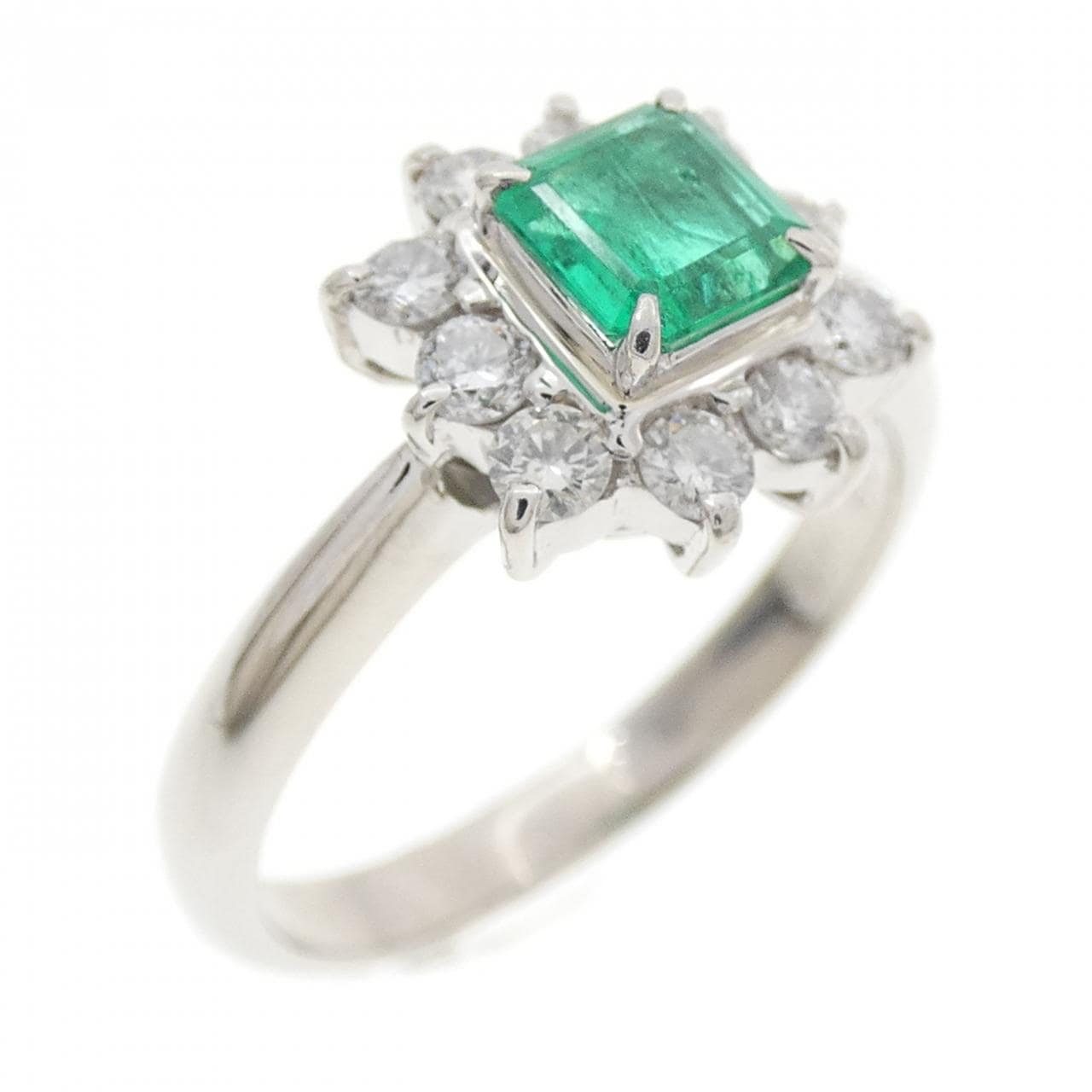 PT900 エメラルド リング 0.39CT
