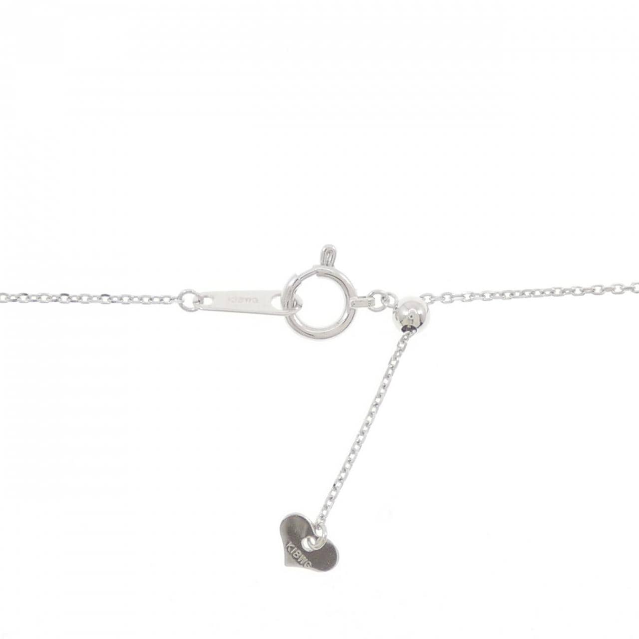 K18WG ダイヤモンド ネックレス 0.20CT