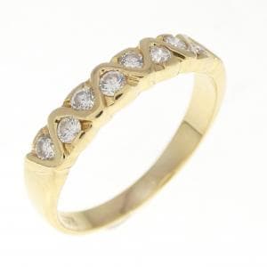 750YG Diamond ring