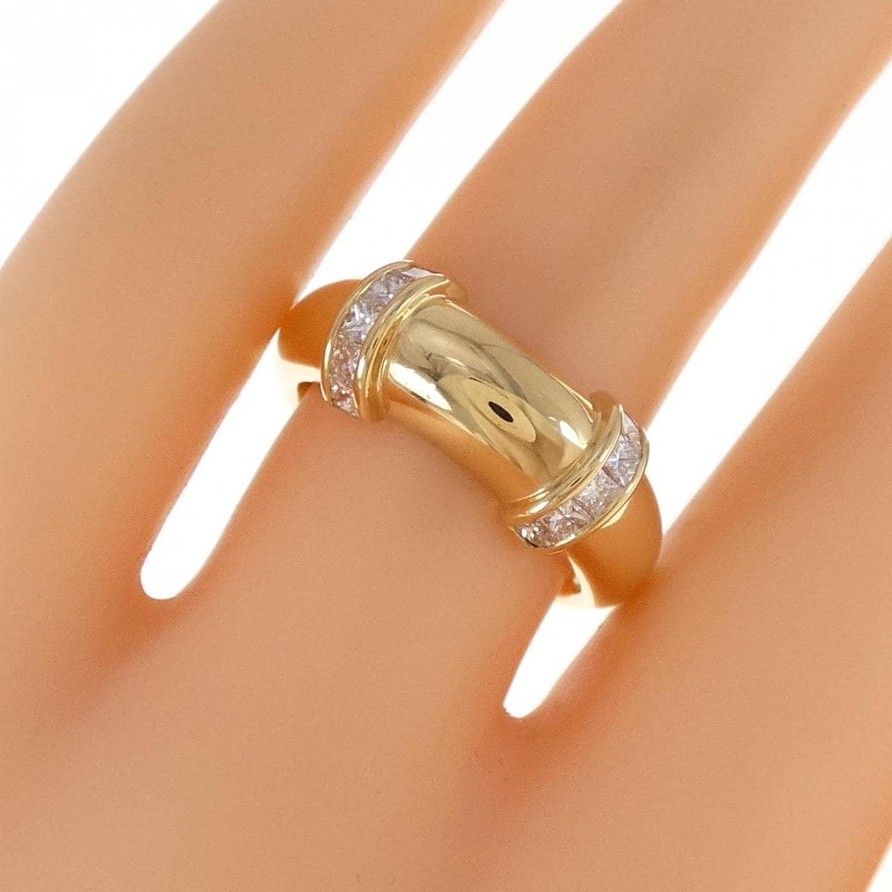 K18YG ダイヤモンド リング 0.50CT