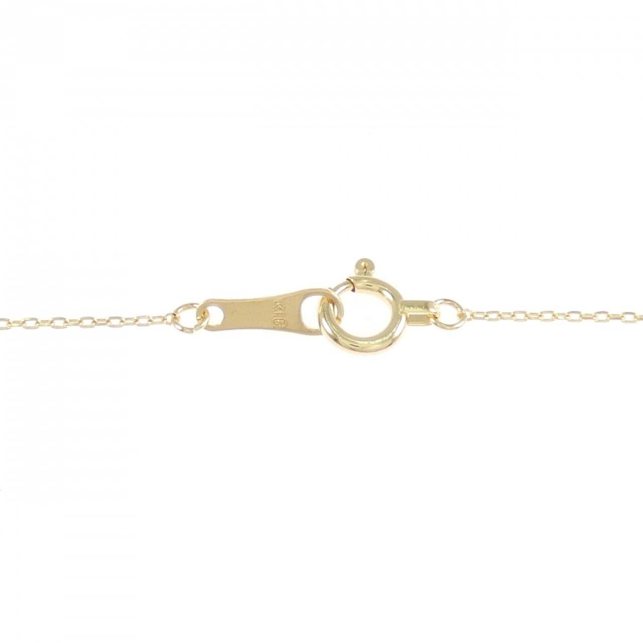 K18YG ダイヤモンド ネックレス 0.123CT