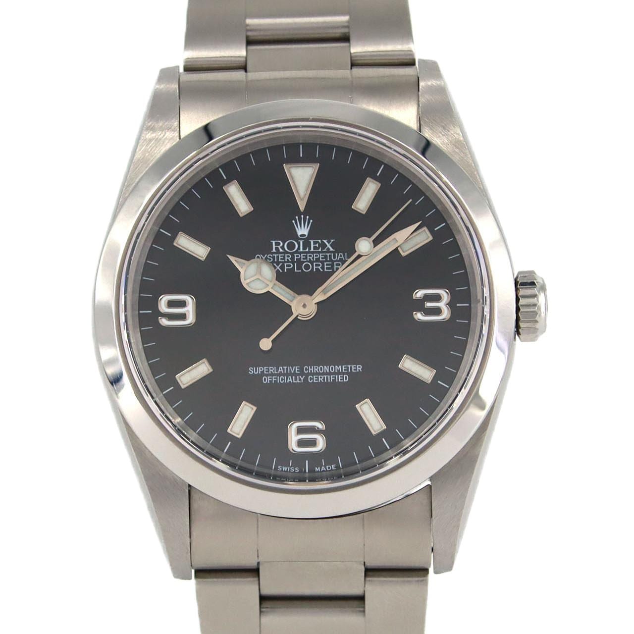 ロレックス エクスプローラーI 14270 SS 自動巻 A番