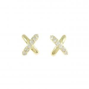 K18YG ダイヤモンド ピアス 0.18CT