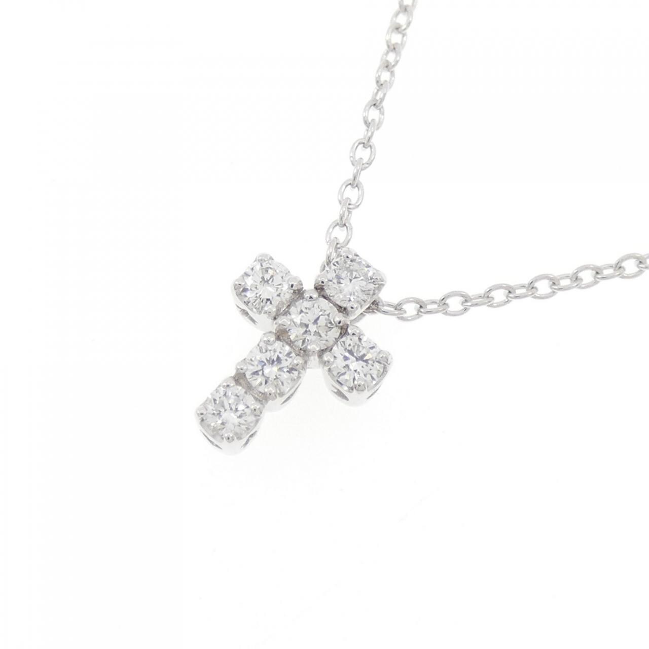 ポンテヴェキオ クロス ネックレス 0.23CT