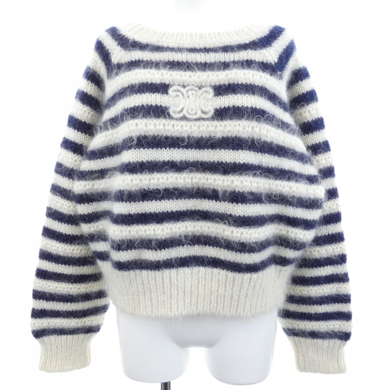 セリーヌ CELINE トリオンフ クルーネック マリニエール セーター 2AM5A743X ニット