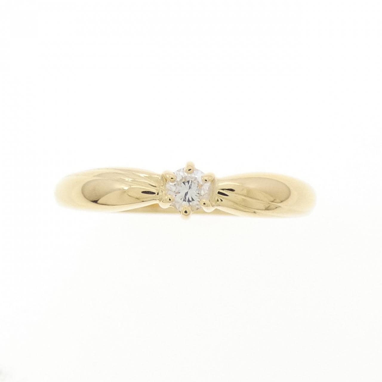 K18YG ダイヤモンド リング 0.10CT