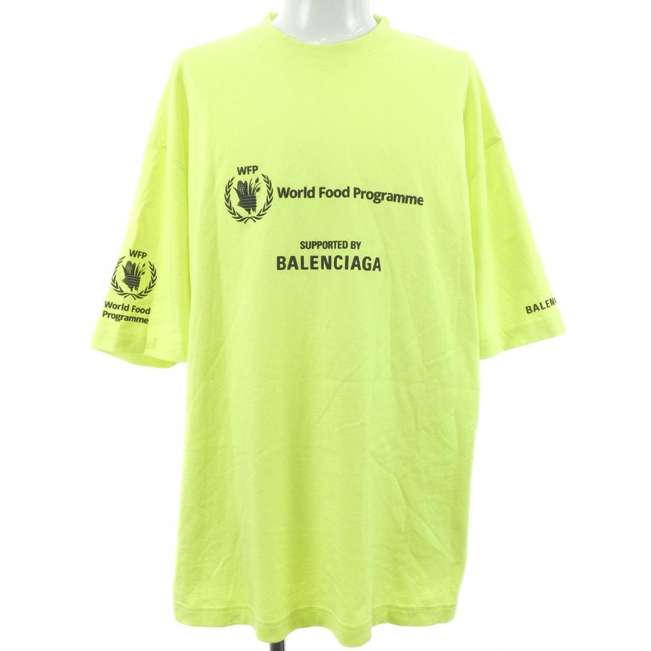 バレンシアガ BALENCIAGA WORLD FOOD PROGRAMME 612966 TMVL2 UNISEX Tシャツ