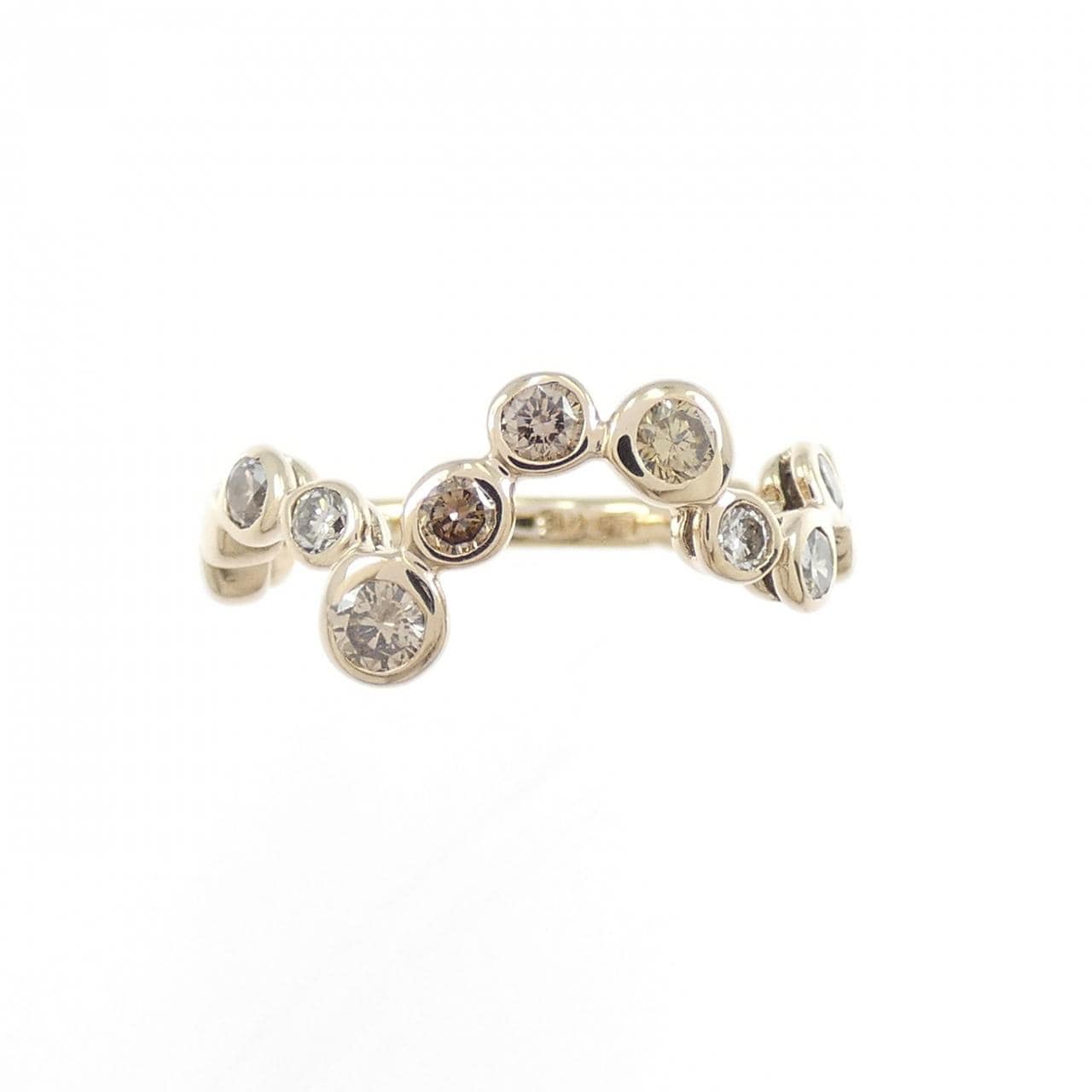 カシケイ ベゼル ダイヤモンド リング 0.40CT