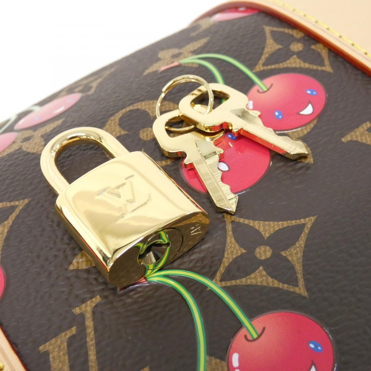 ルイヴィトン モノグラム チェリー (LV x TM) キーポル バンドリエール 45cm M13764 ボストンバッグ