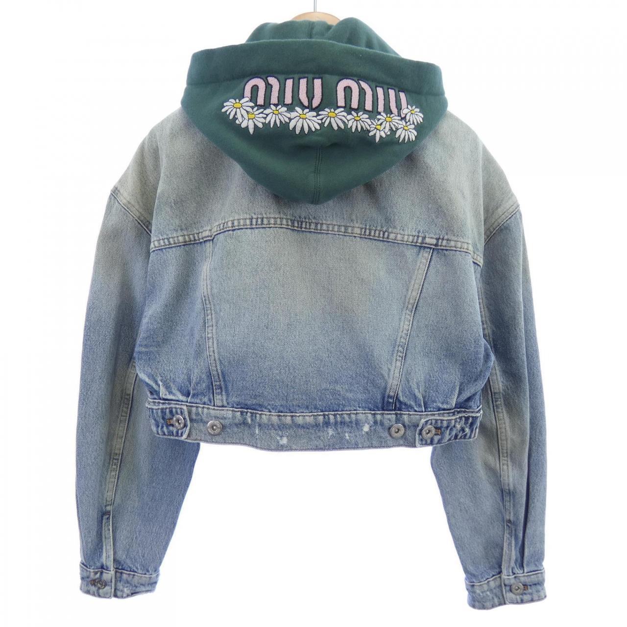 ミュウミュウ MIU MIU GWB063 1VZS デニムジャケット