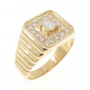 K18YG ダイヤモンド リング 0.16CT