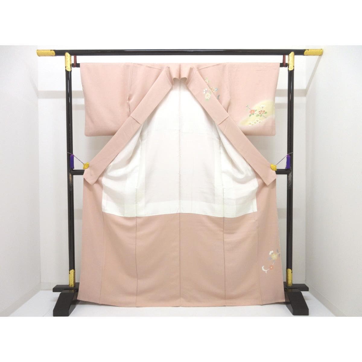 訪問着　友禅金彩加工　ボカシ染