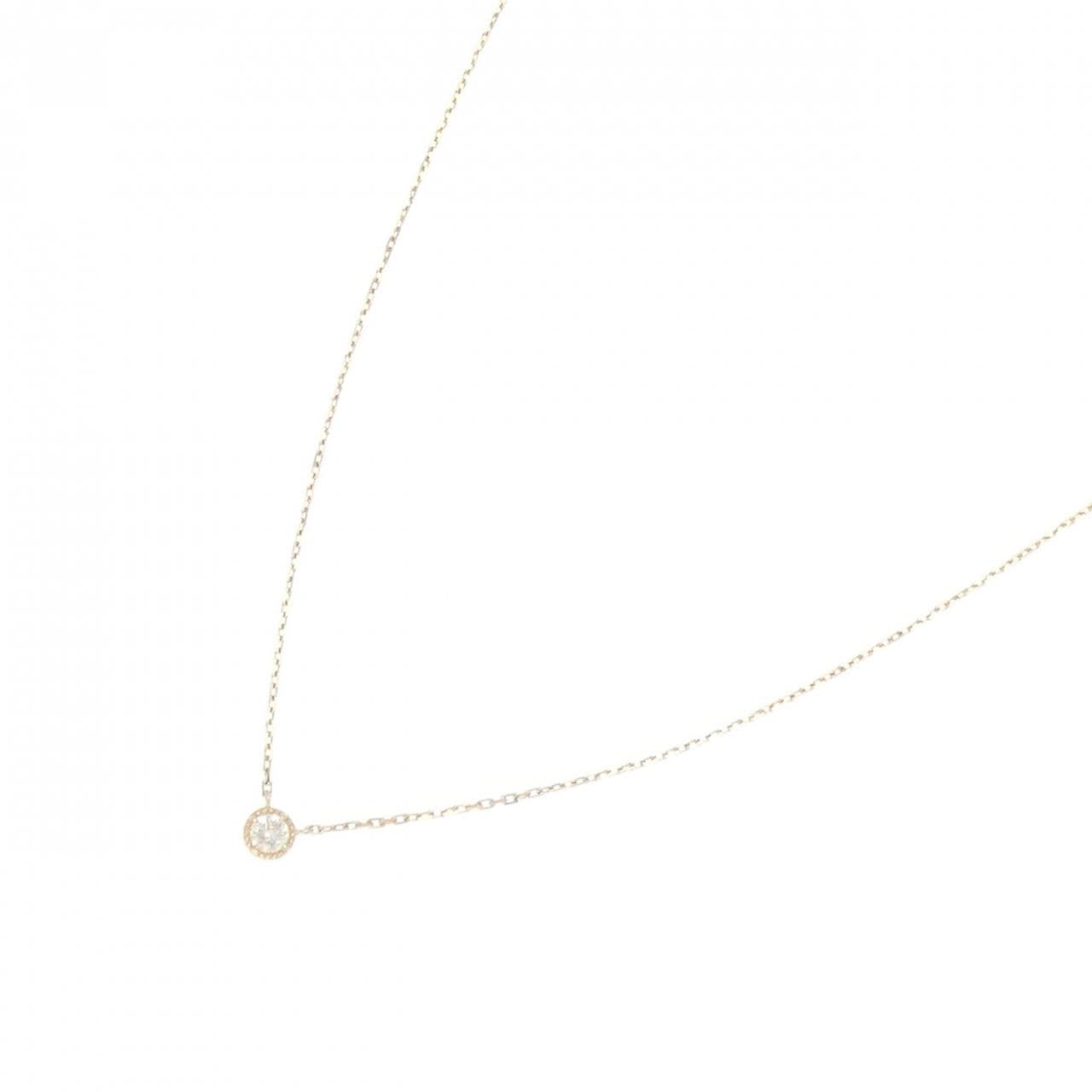 アガット ダイヤモンド ネックレス 0.07CT