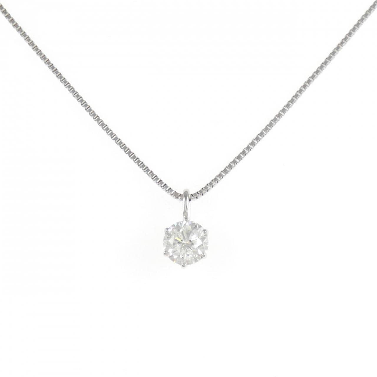 PT900/PT850 ダイヤモンド ネックレス 0.716CT F SI2 Fair