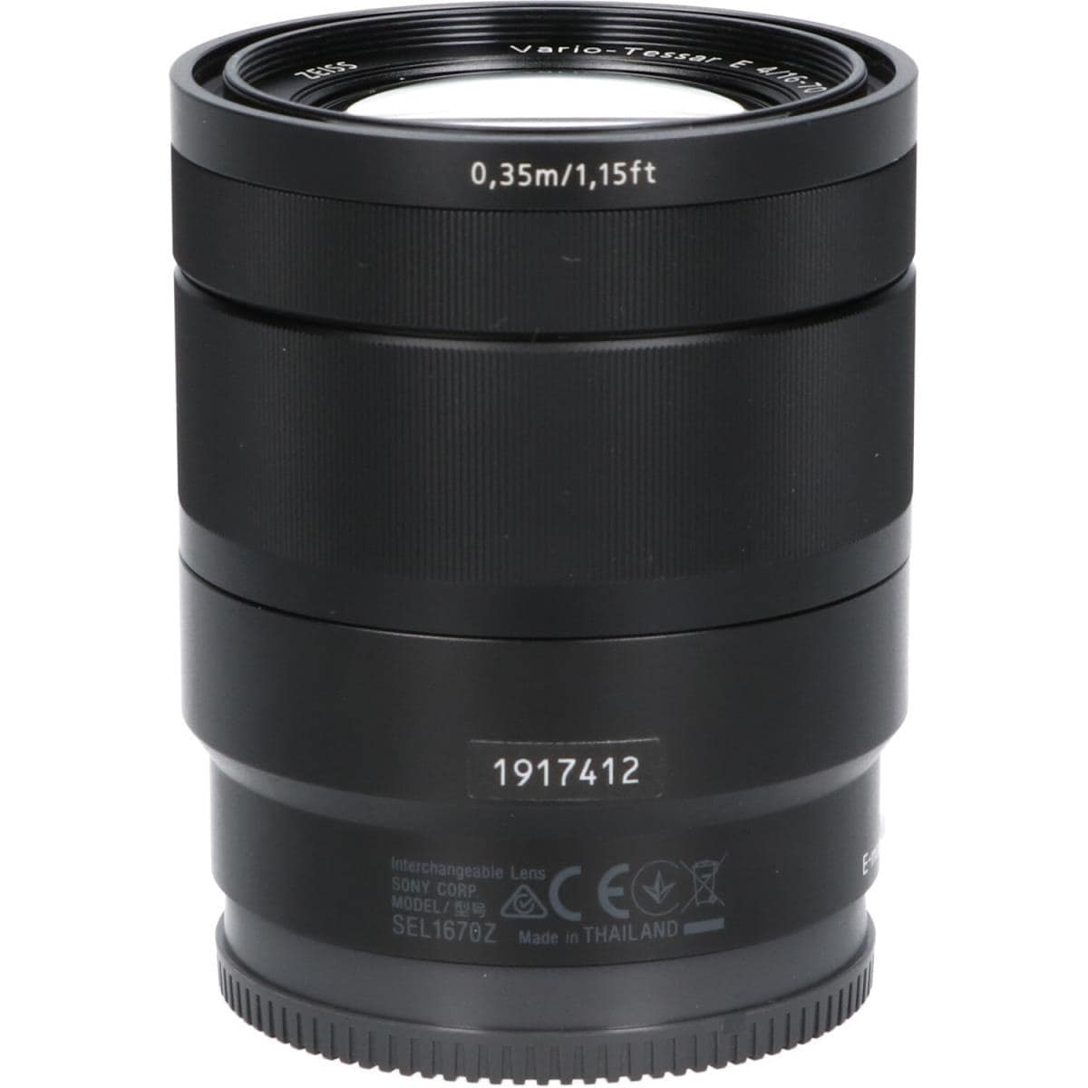 SONY E16-70mm F4ZA OSS(SEL1670Z)