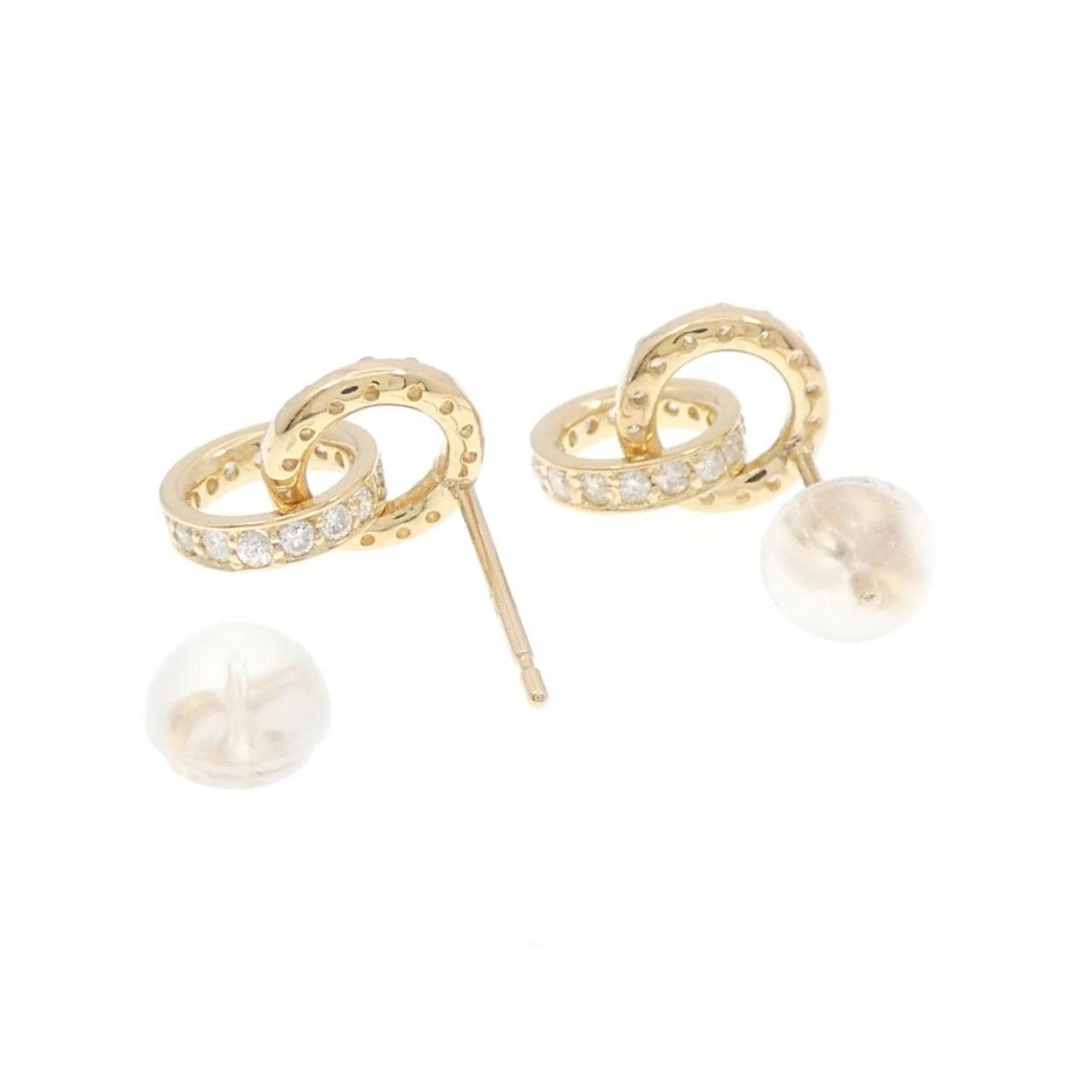 【リメイク】K18YG ダイヤモンド ピアス 0.40CT