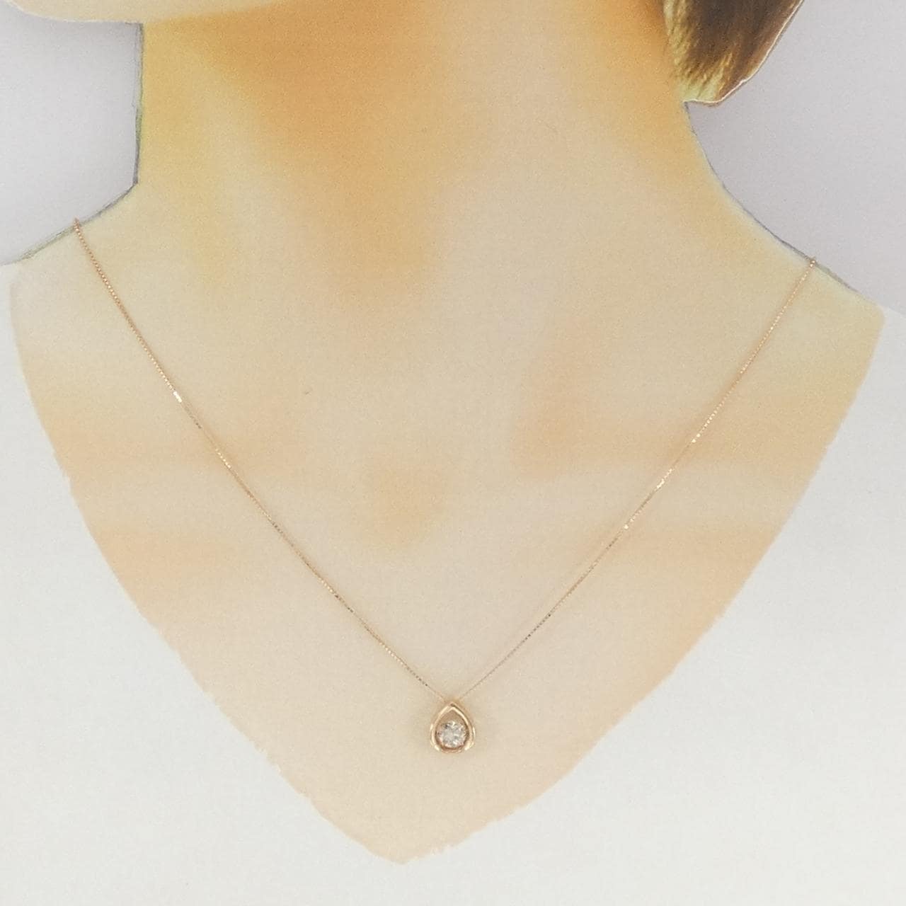 K18PG ダイヤモンド ネックレス 0.50CT