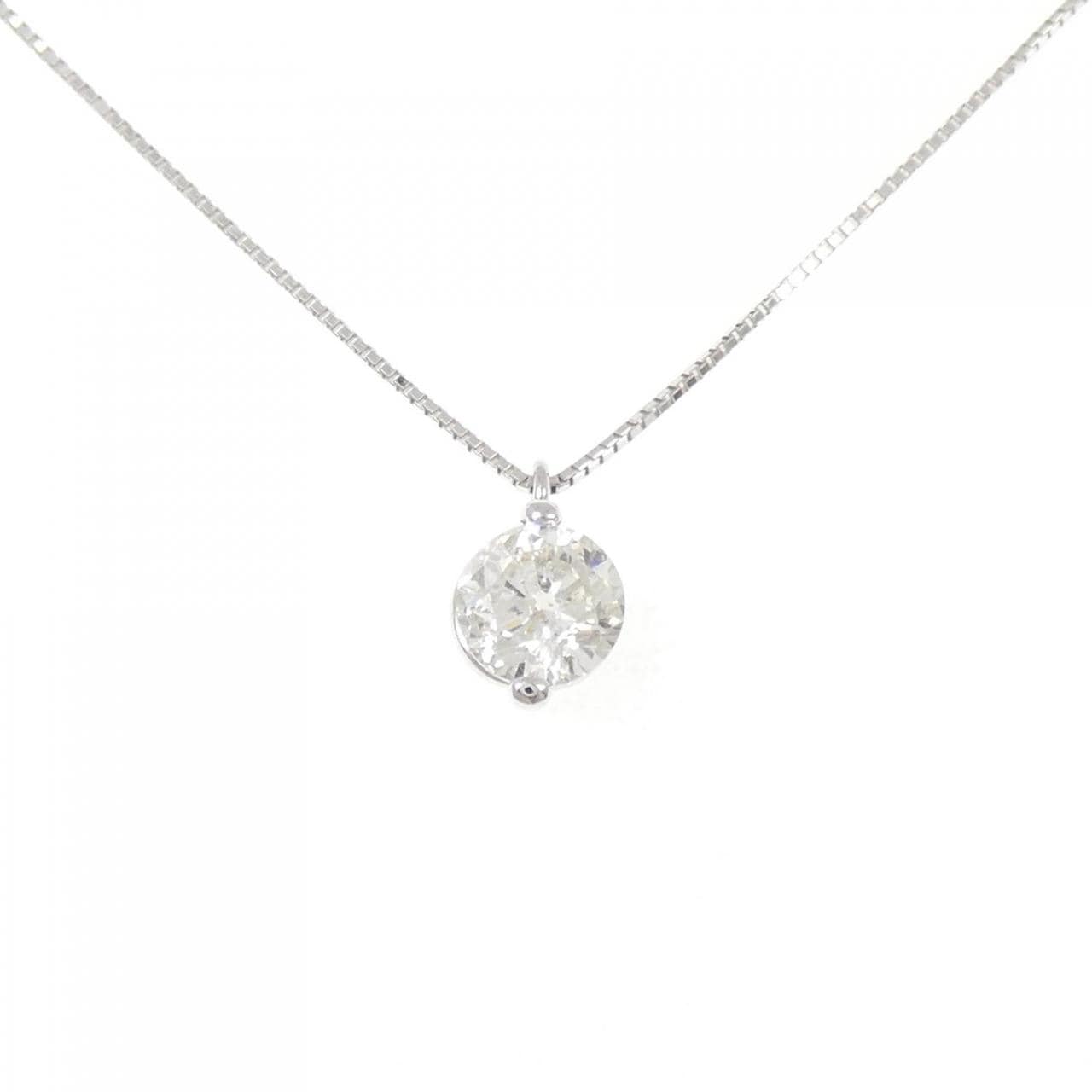 K18WG ダイヤモンド ネックレス 1.01CT