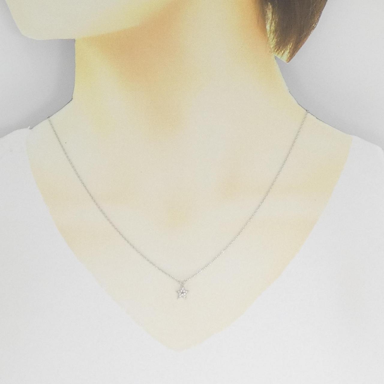 スタージュエリー スター ダイヤモンド ネックレス 0.04CT