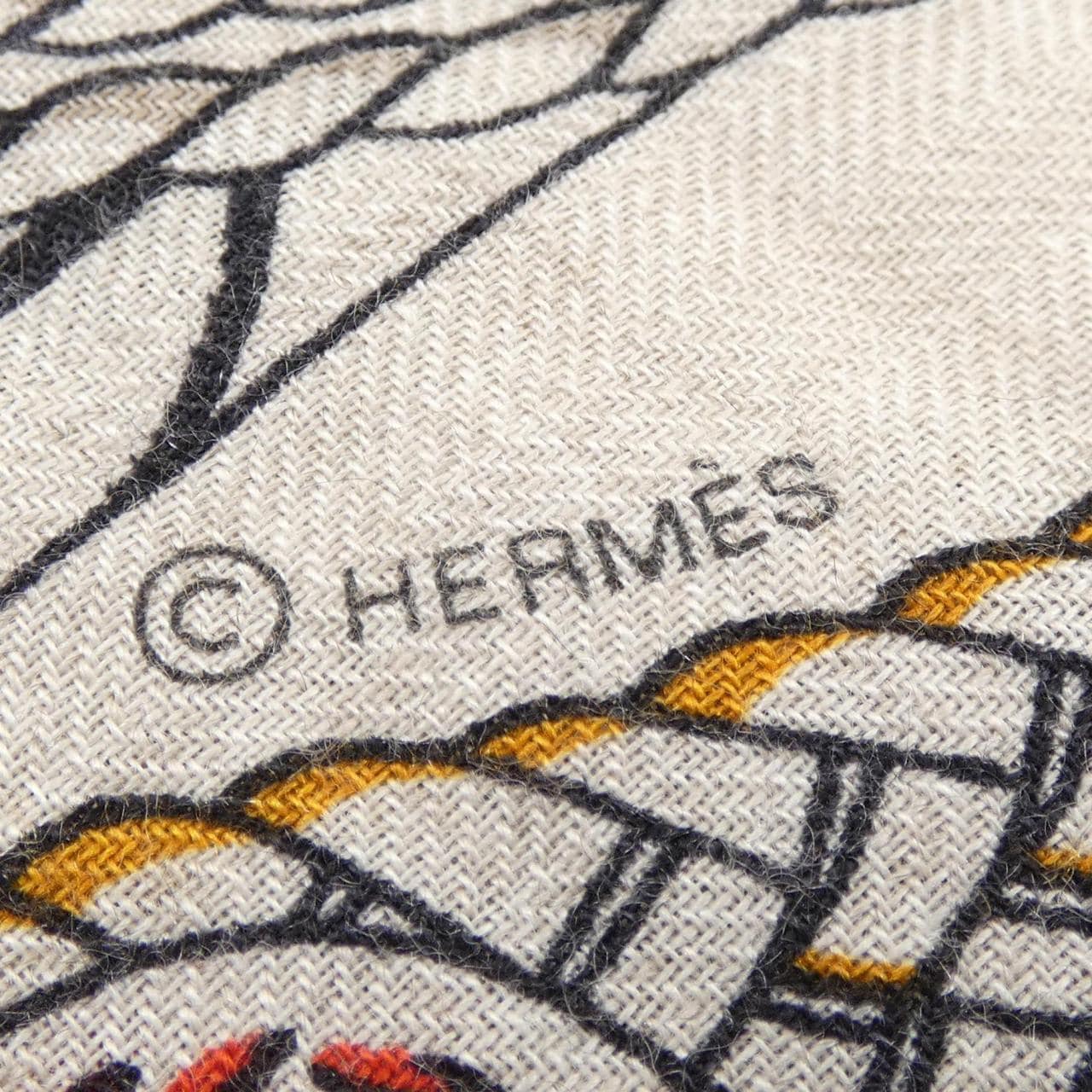 エルメス HERMES DRESSAGE TRESSAGE H243974S カレジェアン140 ショール