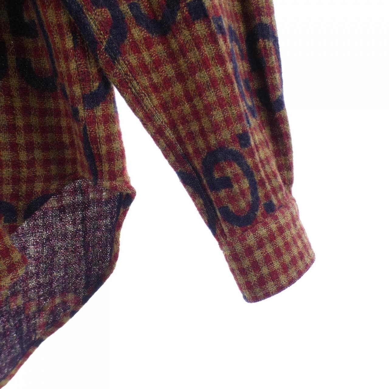 グッチ GUCCI マキシ GG ギンガム ウール シャツ 756842 ZAOBM シャツ