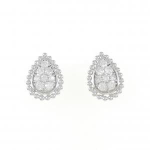 K18WG ダイヤモンド ピアス 0.50CT