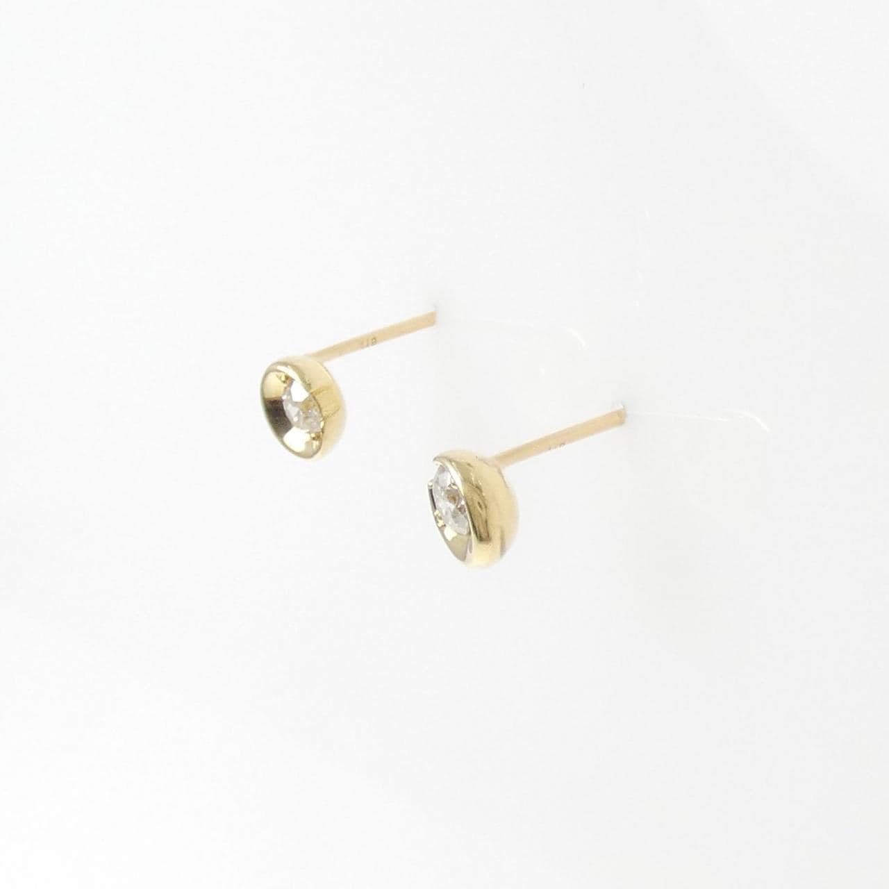 K18YG ダイヤモンド ピアス 0.20CT