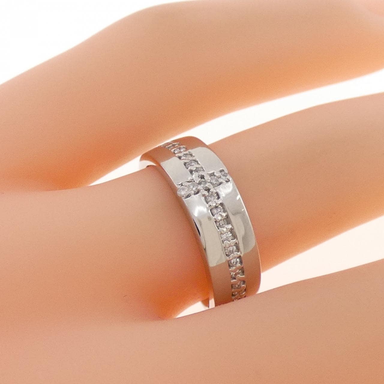 PT950 ダイヤモンド リング 0.17CT