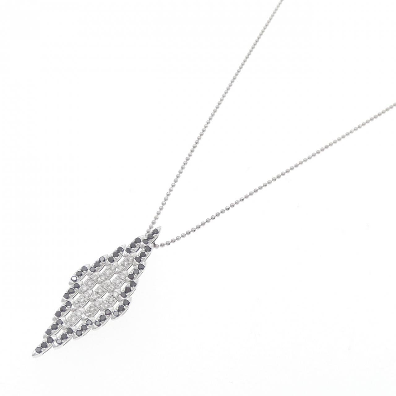 K18WG ダイヤモンド ネックレス 1.05CT