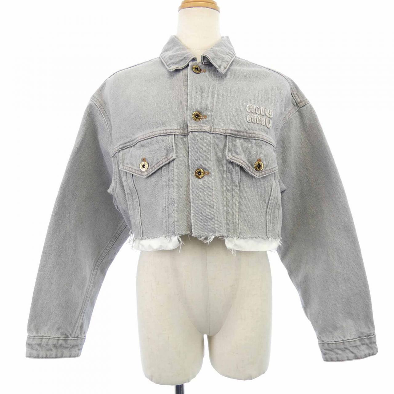 ミュウミュウ MIU MIU GWB148 S231 13LF デニムジャケット