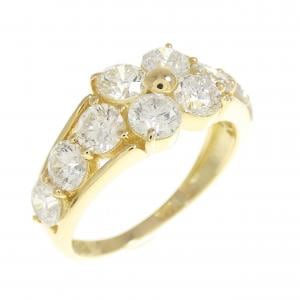 K18YG ダイヤモンド リング 2.00CT