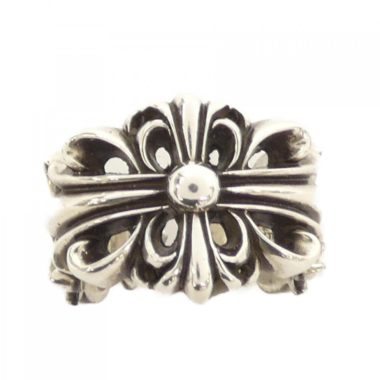 クロムハーツ CHROME HEARTS DBL FLORAL CROSS　ダブルフローラルクロス 207081100SLV RING