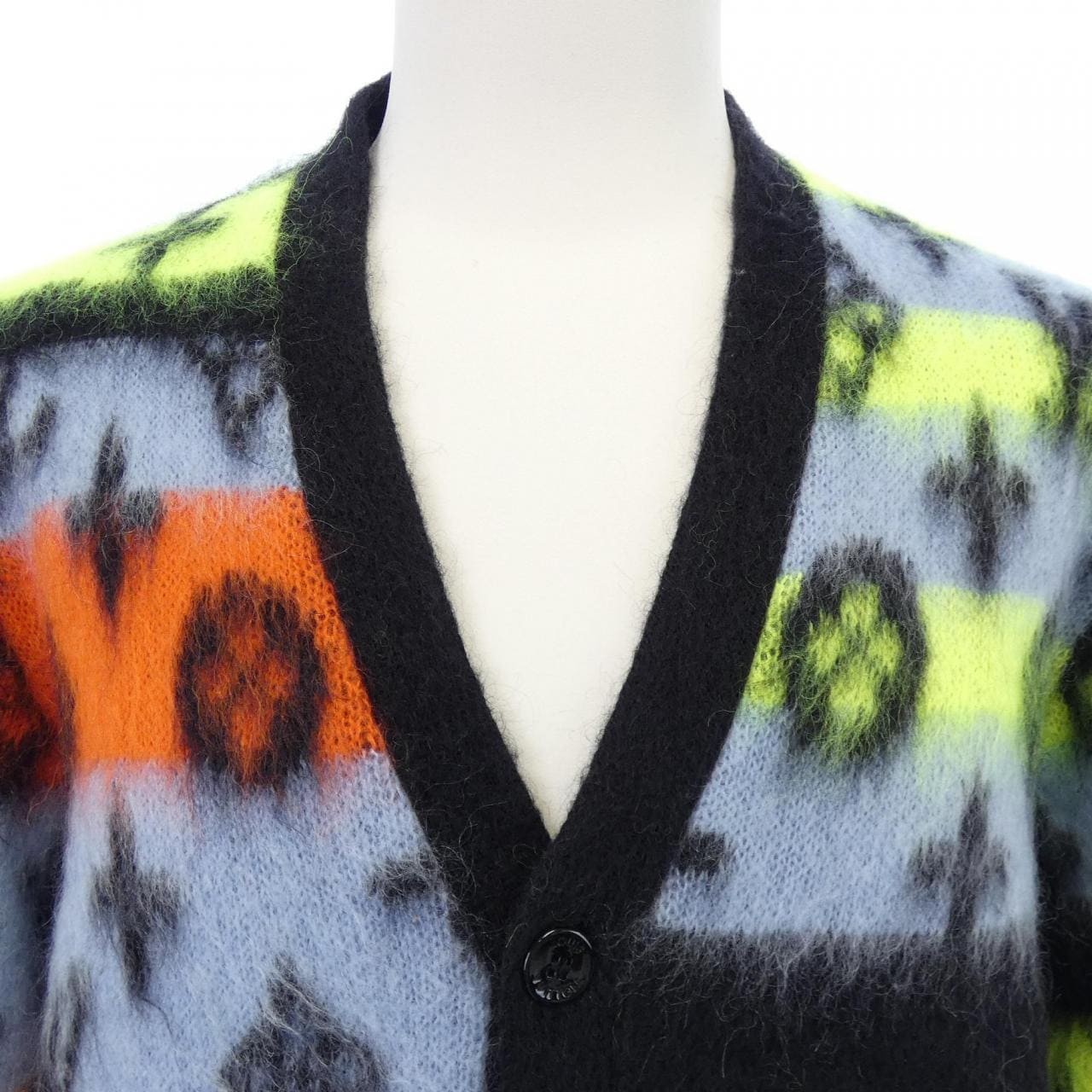 ルイヴィトン LOUIS VUITTON モノグラムモヘアカーディガン HNN05WNE5 カーディガン