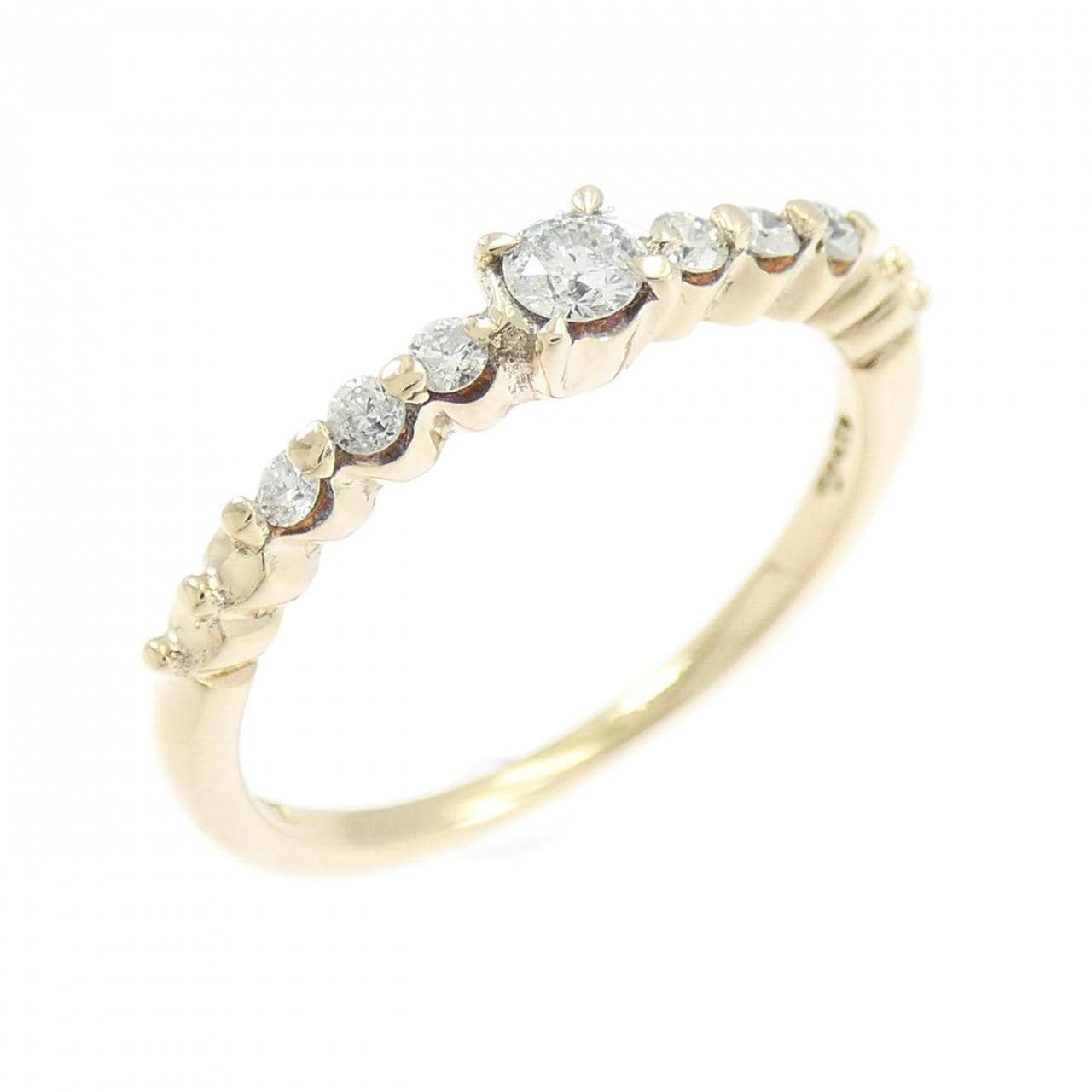 アガット ダイヤモンド リング 0.162CT