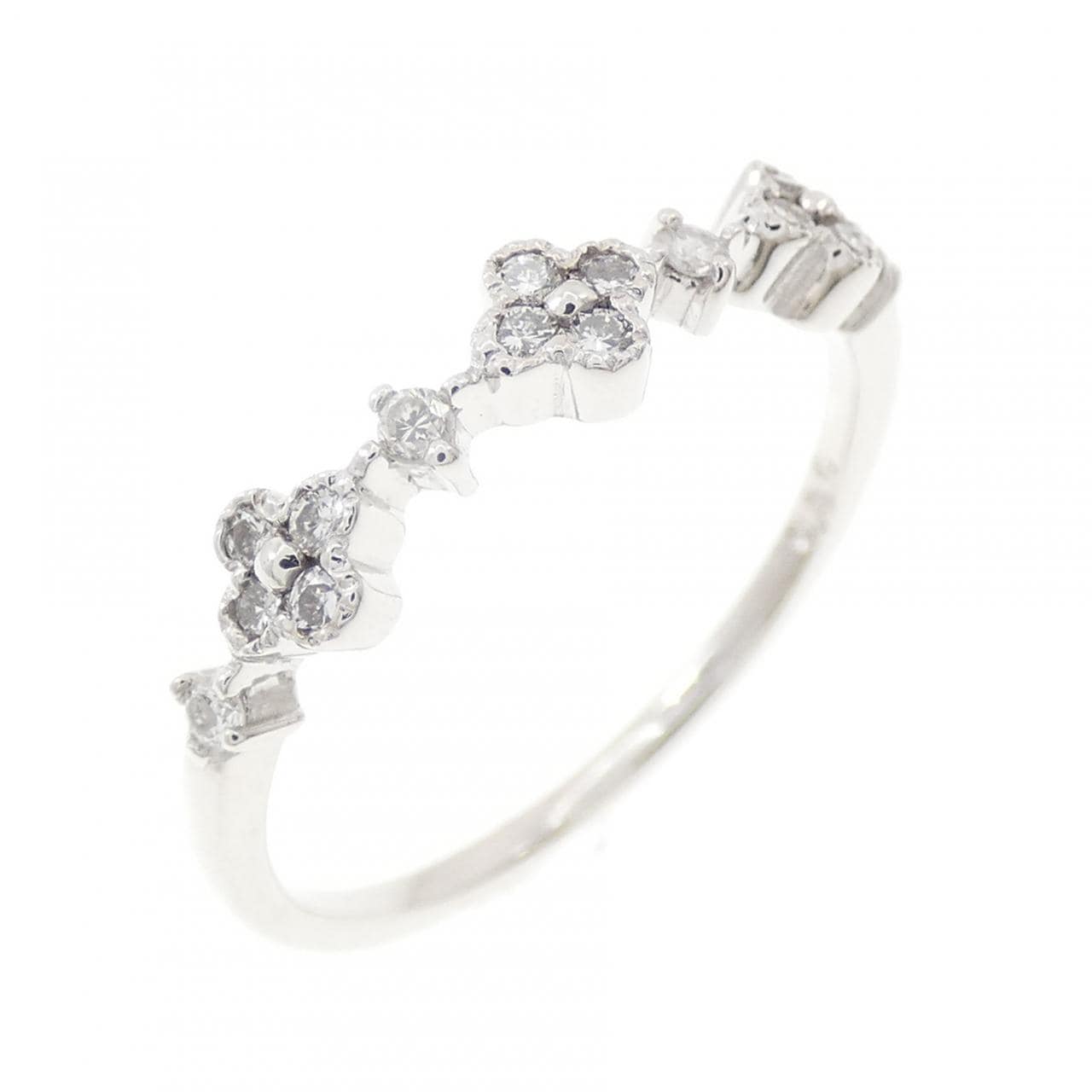 K10WG ダイヤモンド リング 0.30CT