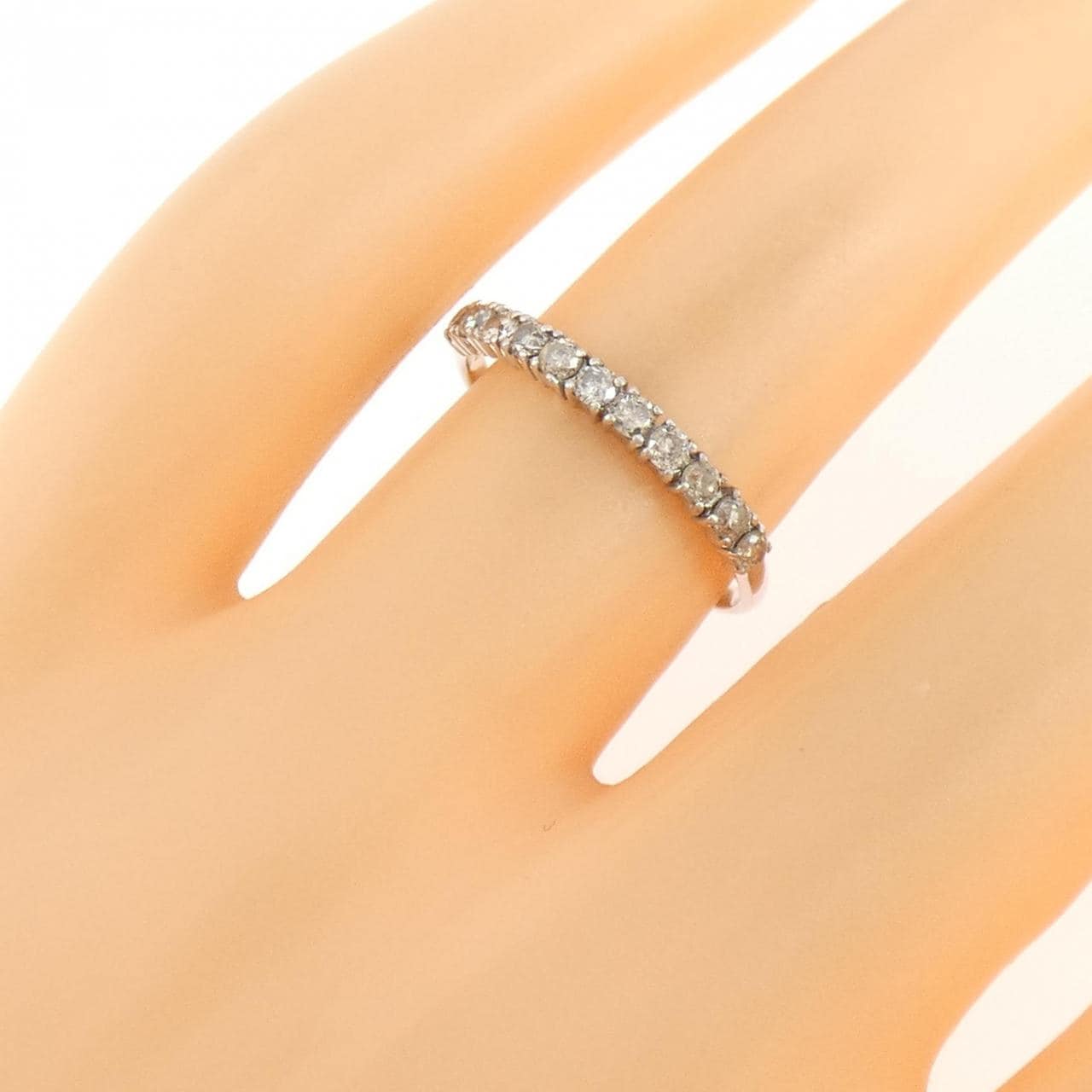 K18WG ダイヤモンド リング 0.30CT