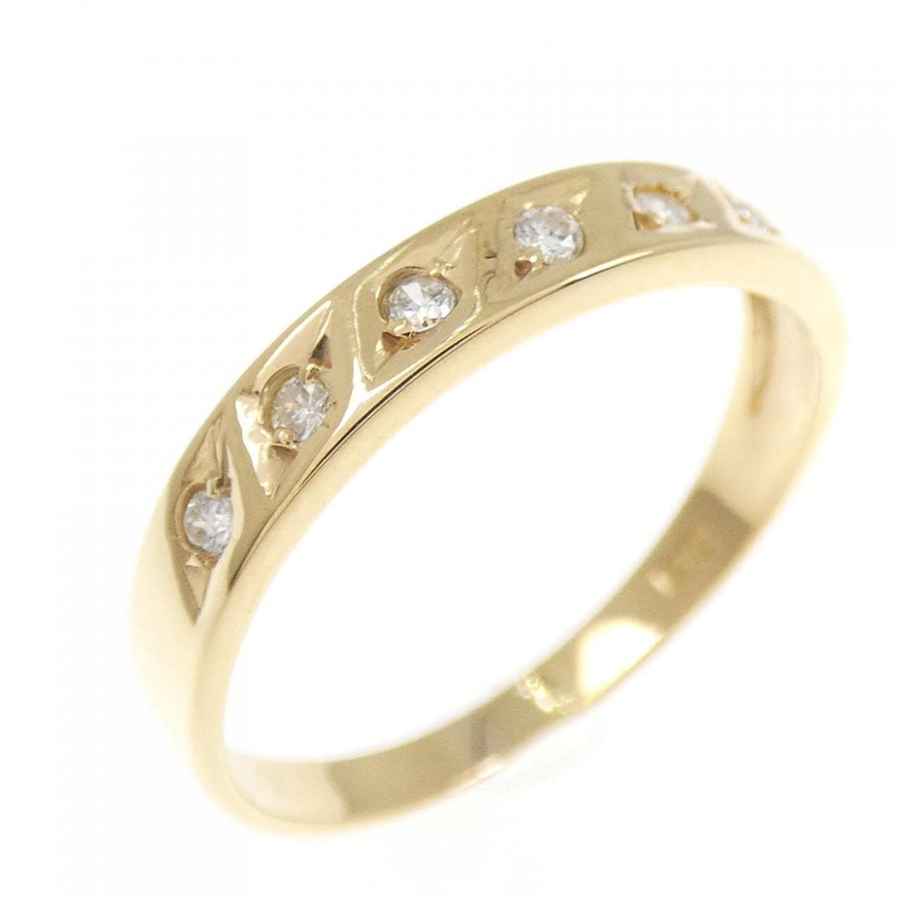 K18YG ダイヤモンド リング 0.07CT