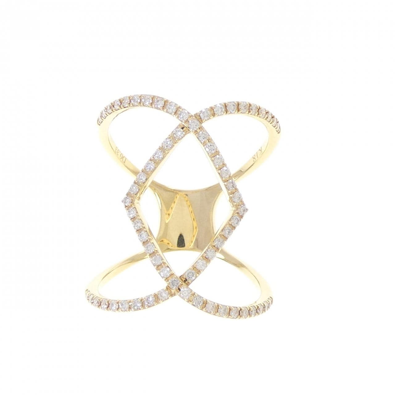 K18YG ダイヤモンド リング 0.33CT