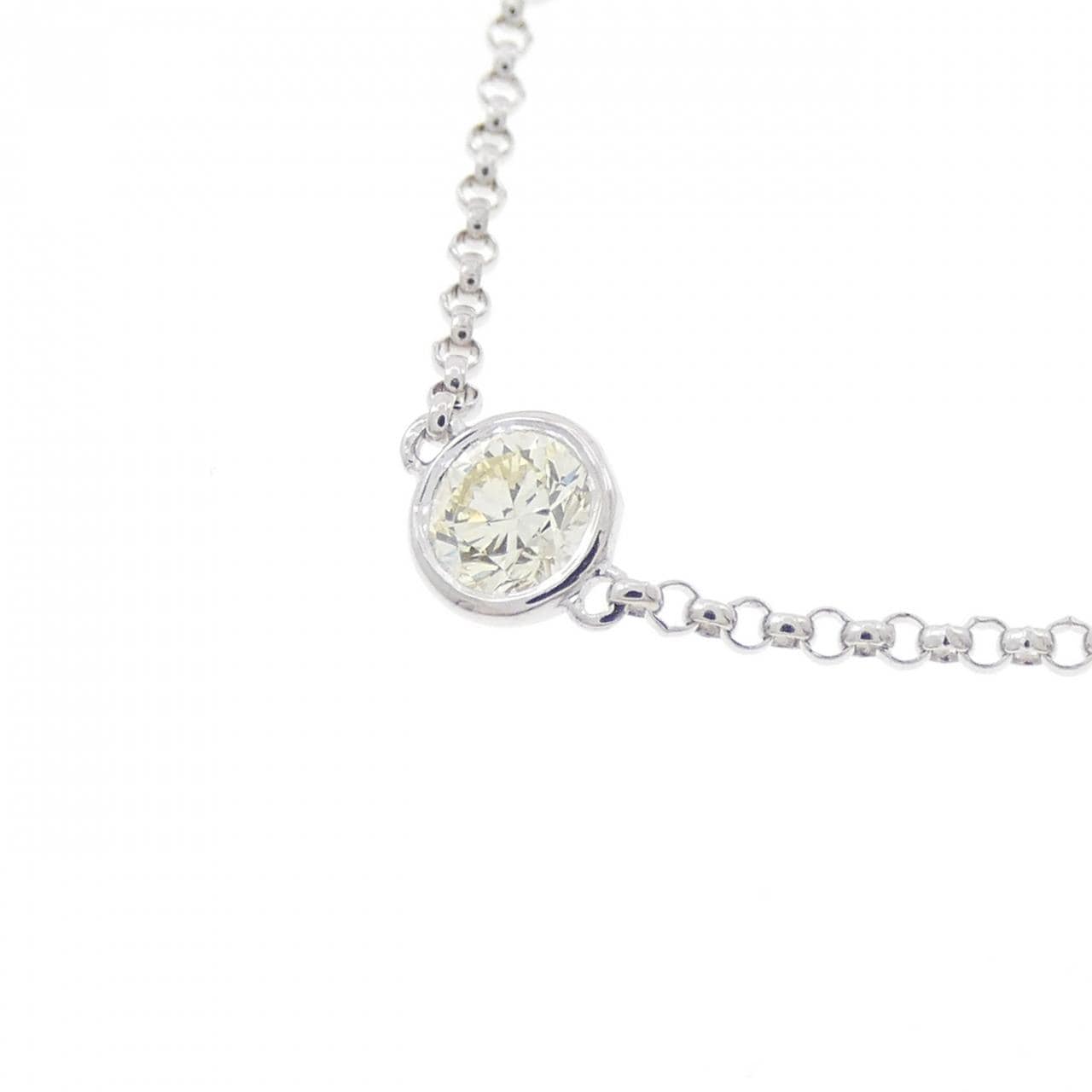 750WG ダイヤモンド ネックレス 1.13CT