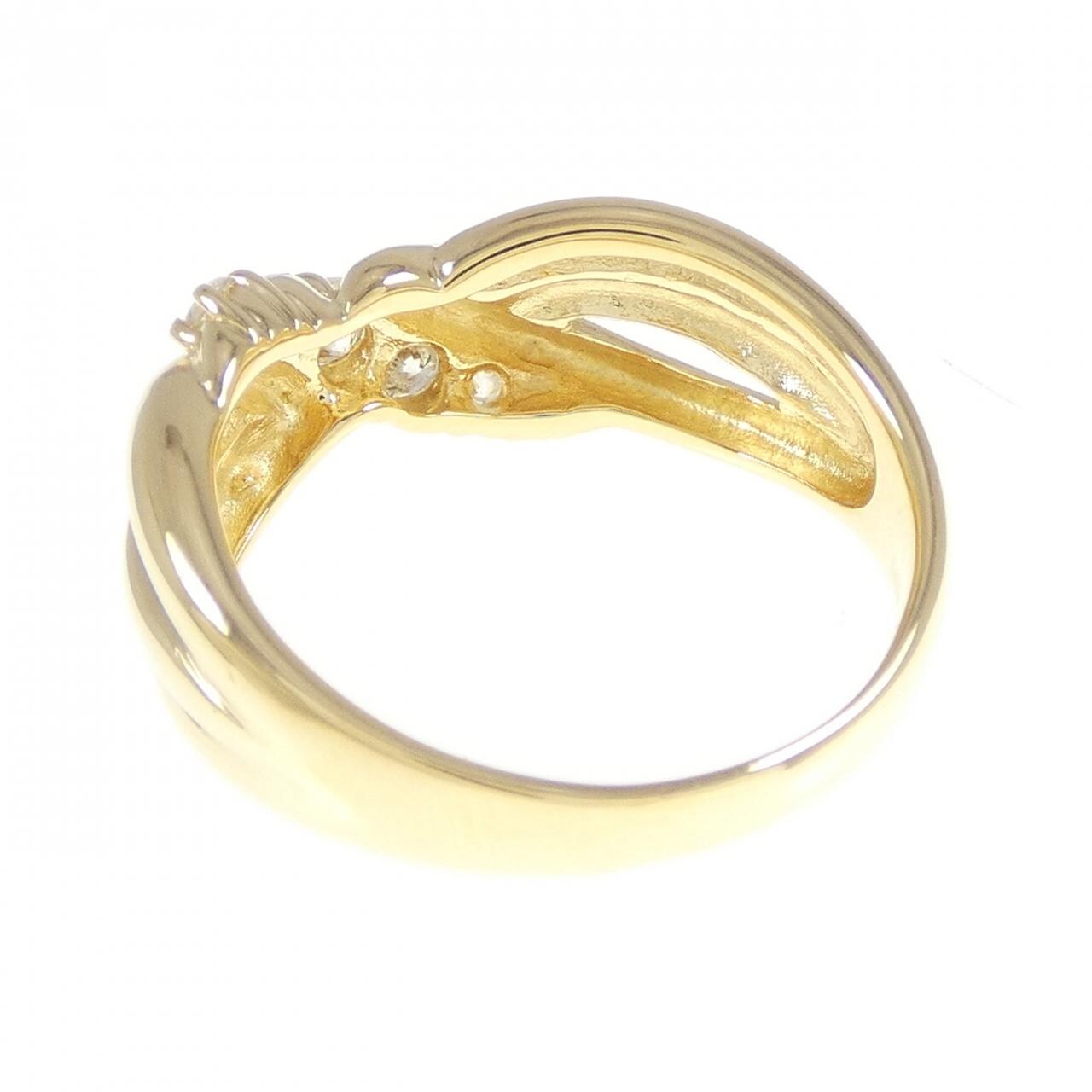 K18YG ダイヤモンド リング 0.35CT