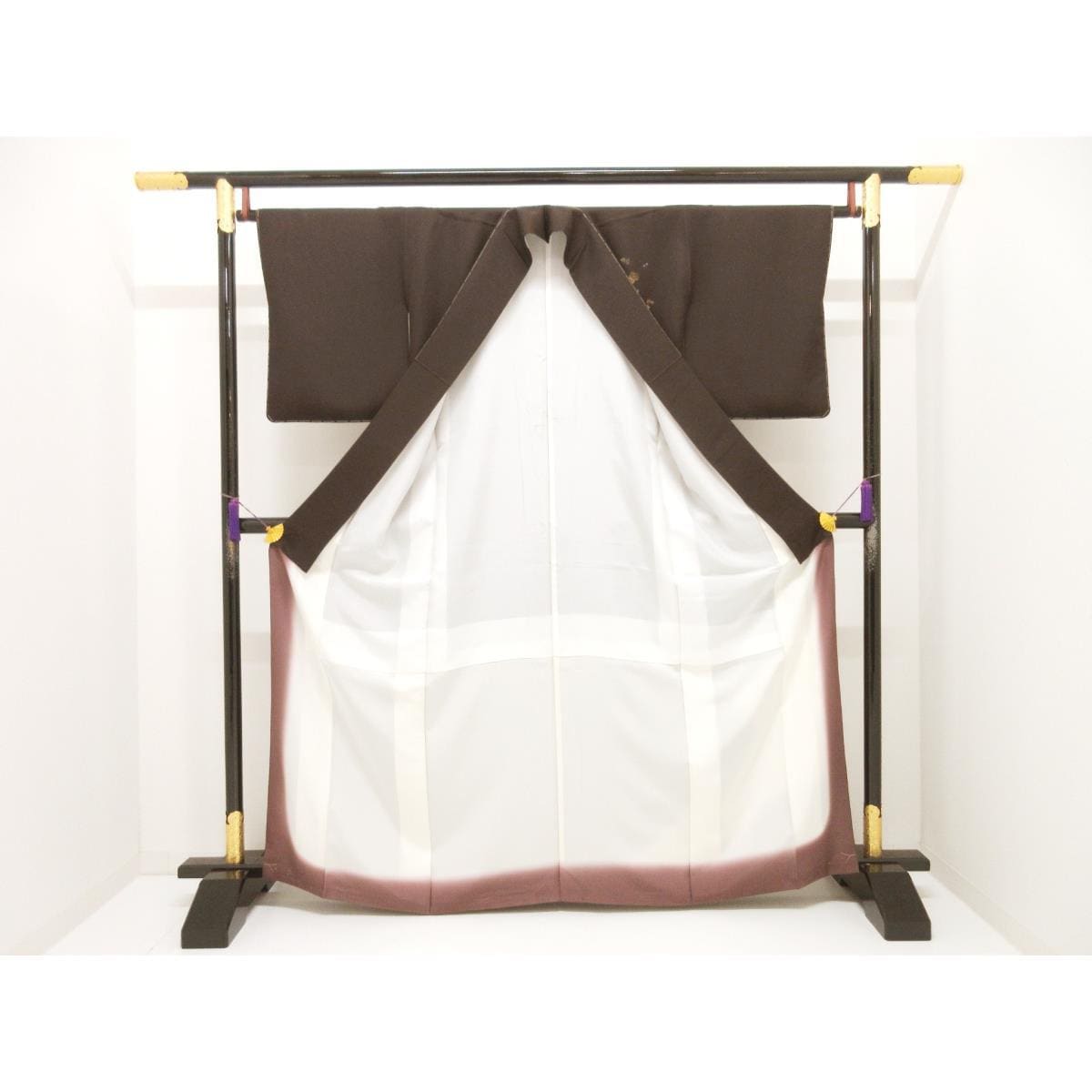 【未使用品】訪問着　友禅金彩加工　ボカシ染