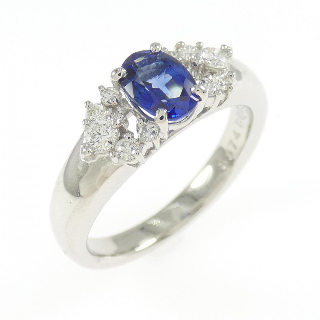 PT900 サファイヤ リング 0.74CT