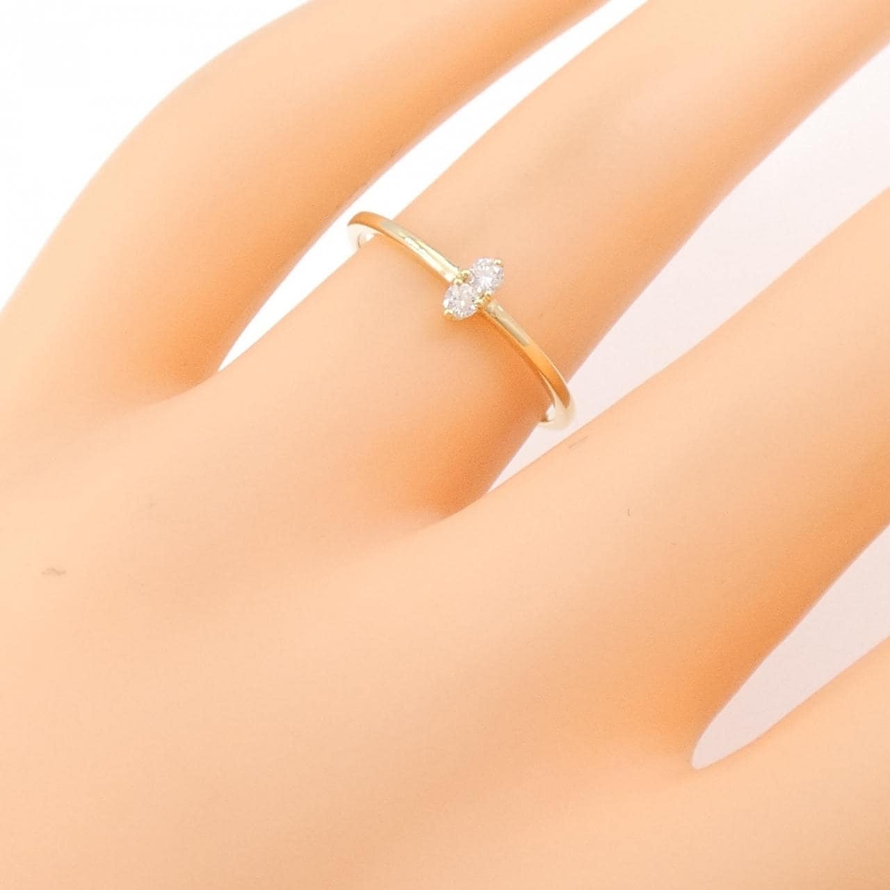 [Remake] K18YG Diamond Ring 0.06CT
