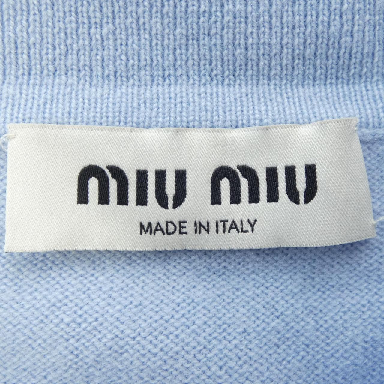 ミュウミュウ MIU MIU MIU MIUロゴ MMF890 S000 13S1 カーディガン