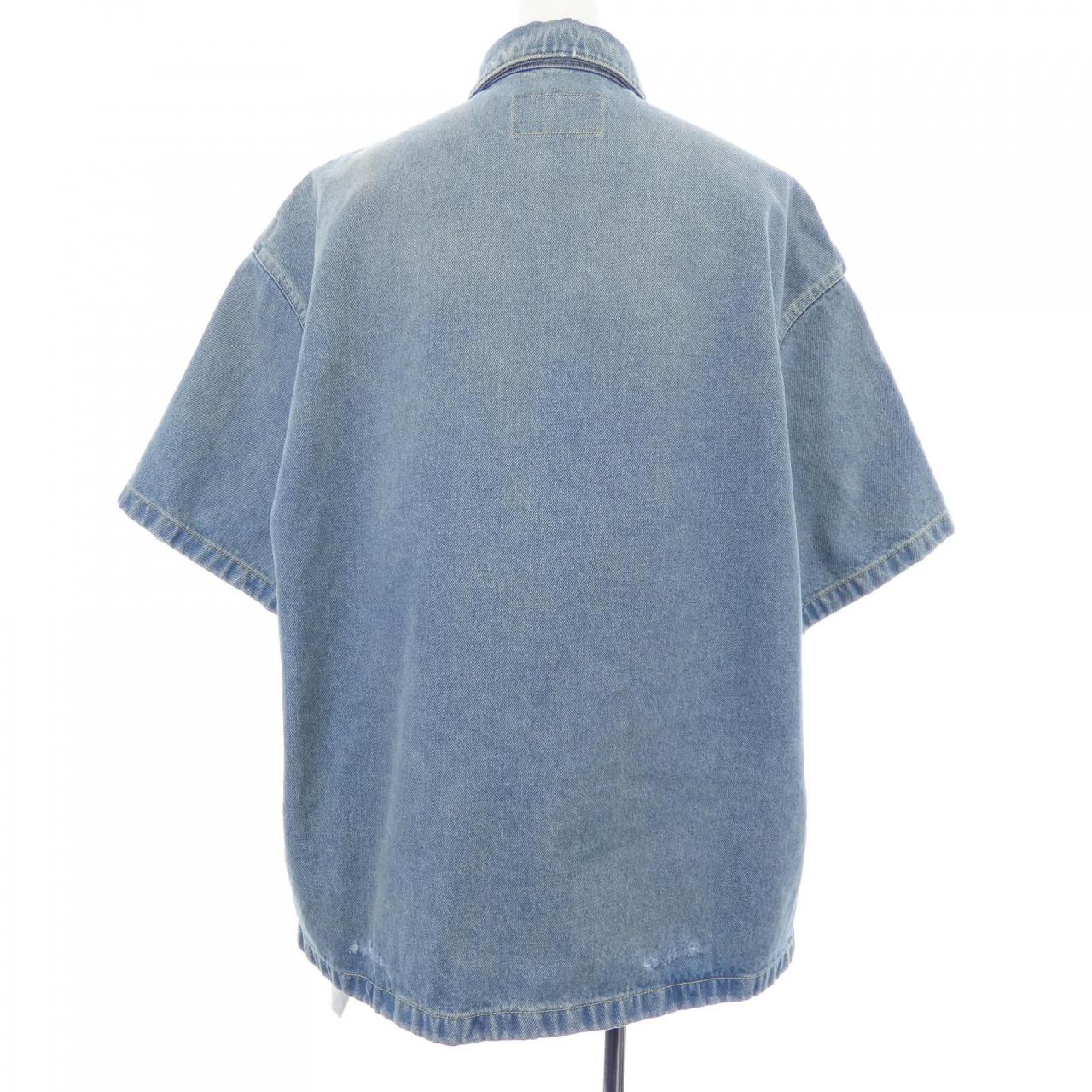 プラダ PRADA トライアングルロゴ GEC067 S212 1ZAB S／Sシャツ