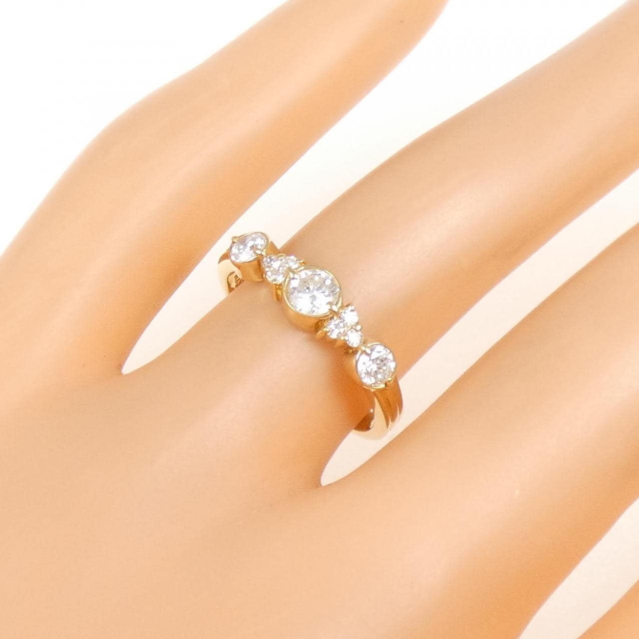 K18YG ダイヤモンド リング 0.501CT